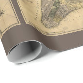 New York City Plan, 1789, hersteld Cadeaupapier (Rol Hoek)