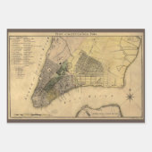 New York City Plan, 1789, hersteld Inpakpapier Vel (Voorkant 3)