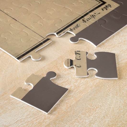  New York City Plan, 1789, hersteld Legpuzzel (Zijkant)