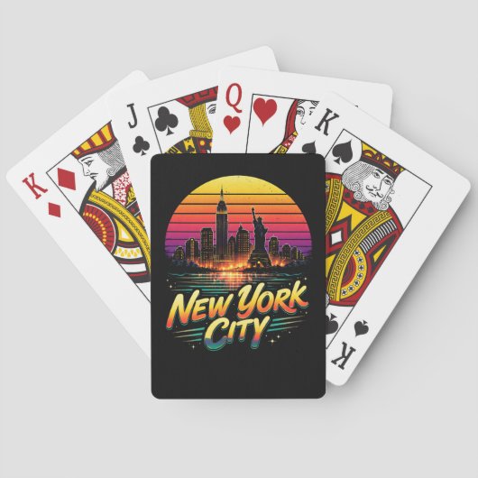 New York City Pokerkaarten (Achterkant)