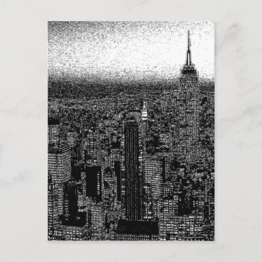 New York City Pop Art Briefkaart (Voorkant)