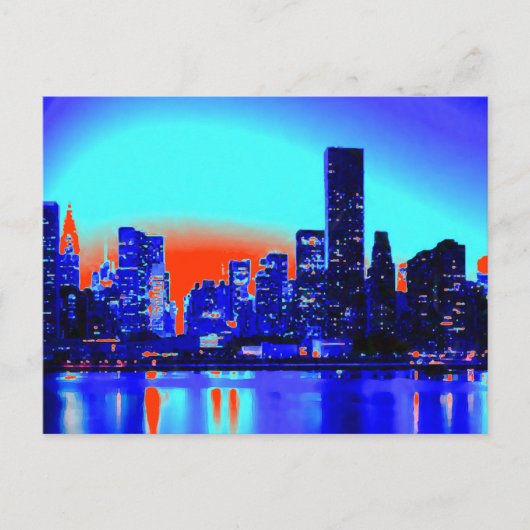 New York City Pop Art Briefkaarten (Voorkant)