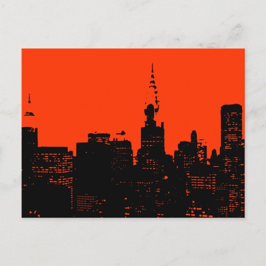 New York City Pop Art Briefkaarten (Voorkant)
