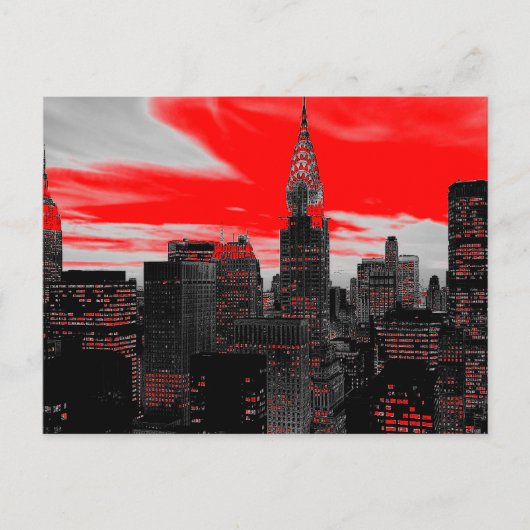 New York City Pop Art Briefkaarten (Voorkant)