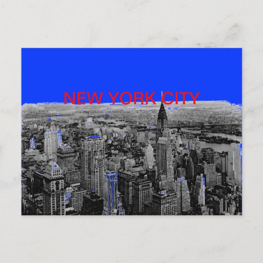 New York City Pop Art Briefkaarten (Voorkant)