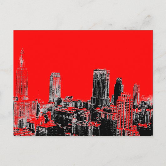 New York City Pop Art Briefkaarten (Voorkant)