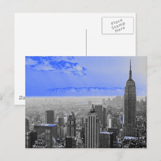 New York City Pop Art Briefkaarten (Voorkant / Achterkant)