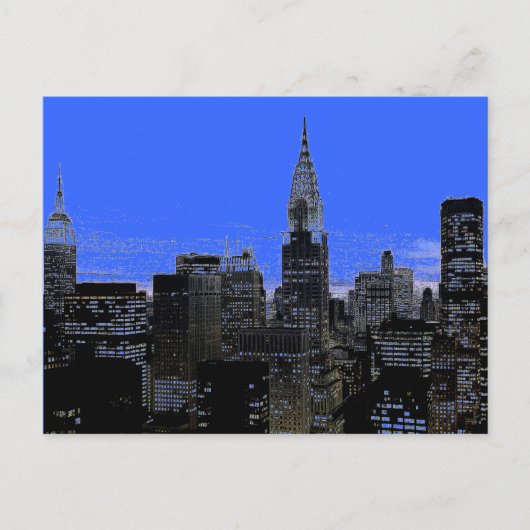 New York City Pop Art Briefkaarten (Voorkant)