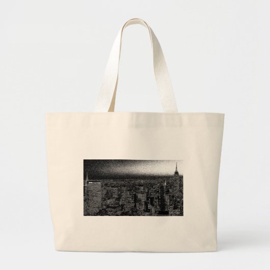 New York City Pop Art Grote Tote Bag (Voorkant)