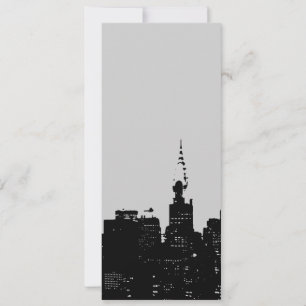 New York City Pop Art Invitation Kaart