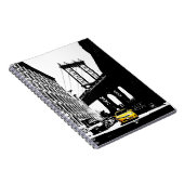 New York City Pop Art Nyc Yellow Taxi Brooklyn Notitieboek (Rechterzijde)