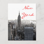 New York City Pop Art Script Briefkaart (Voorkant)