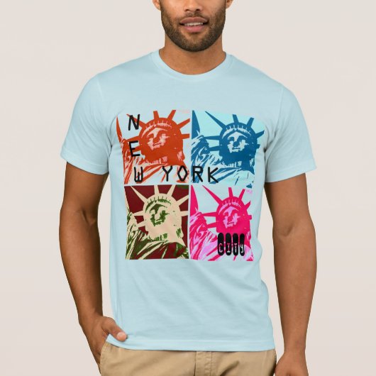 New York City Pop Art T-shirt (Voorkant)