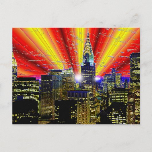 New York City Post Card Briefkaart (Voorkant)