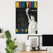 New York City Poster (Thuiskantoor)