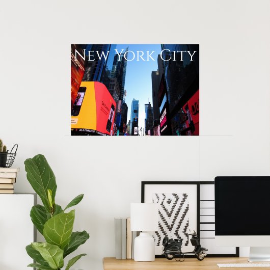 New York City  Poster (Thuiskantoor)