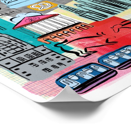 New York City Poster (Hoek)