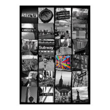 New York City poster - collage van fotografen