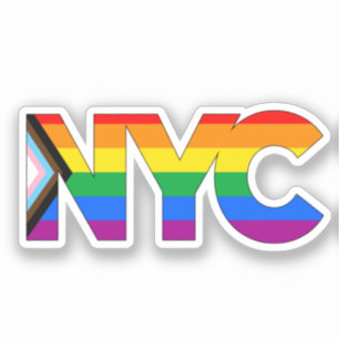 New York City Pride LGBTQ Progress Pride Sticker