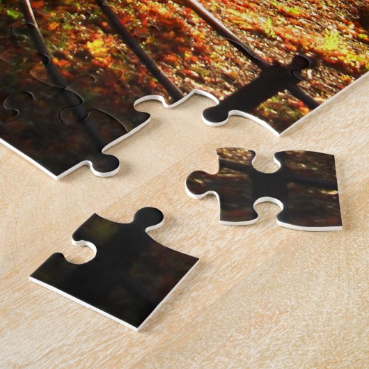 New York City Puzzle - Central Park Autumn Path Legpuzzel (Zijkant)