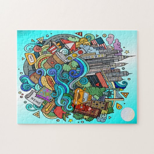 New York City Puzzle Legpuzzel (Horizontaal)