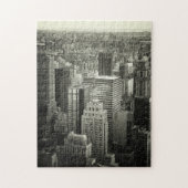 New York City Puzzle - zwart en wit Legpuzzel (Verticaal)