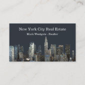 New York City Realtor Double Side Visitekaartje (Voorkant)