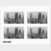  New York City Rechthoekige Sticker (Vel)