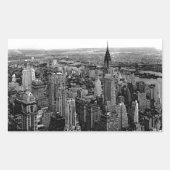 New York City Rectangle Sticker (Voorkant)
