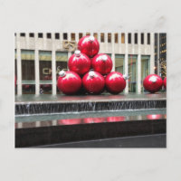 New York City Red kerstballen Feestdagen in NYC