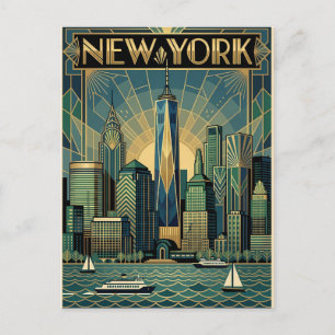 New York City reis ansichtkaart Briefkaart