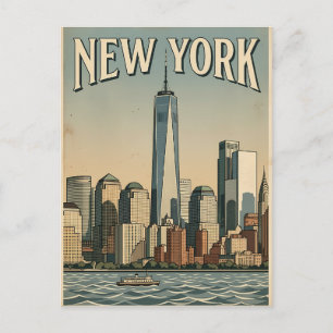 New York City reis ansichtkaart Briefkaart