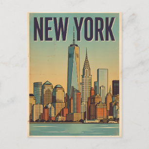 New York City reis ansichtkaart Briefkaart