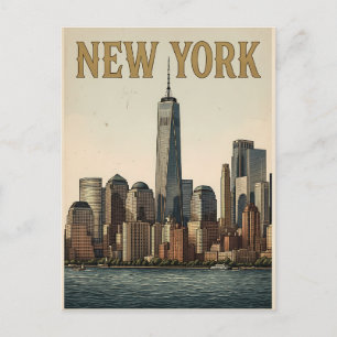 New York City reis ansichtkaart Briefkaart