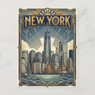 New York City reis ansichtkaart Briefkaart