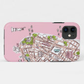 New York City-reiskaartenhuis Case-Mate iPhone Case (Achterkant (horizontaal))