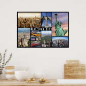 new york city reisposter poster (Keuken)