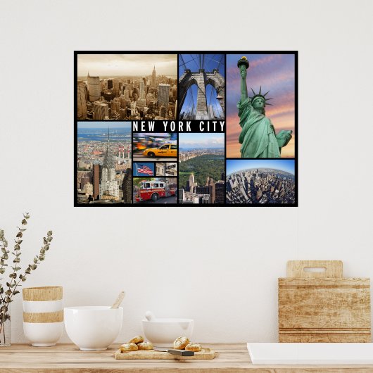 new york city reisposter poster (Keuken)