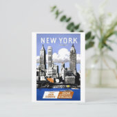  New York City-reizen Briefkaart (Staand voorkant)