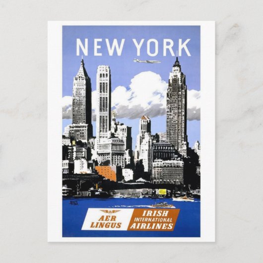  New York City-reizen Briefkaart (Voorkant)