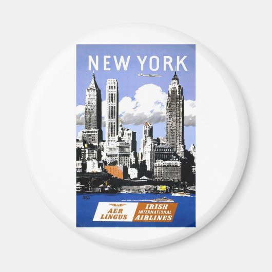  New York City-reizen Magneet (Voorkant)