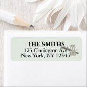 New York City Retouradreslabels Etiket (Insitu)