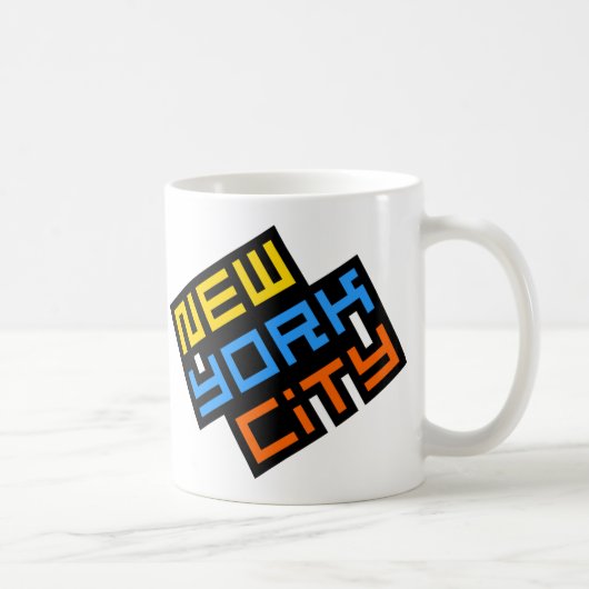 New York City Retro Logo Mok (Rechts)
