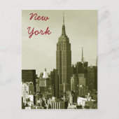 New York City Retro Style Briefkaart (Voorkant)