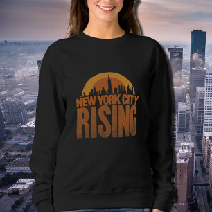 “New York City Rising” Urbane Silhouette Trui