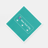 New York City Road Sign Servet (Hoek)