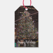 New York City Rockefeller Center kerstboom Cadeaulabel (Voorkant)