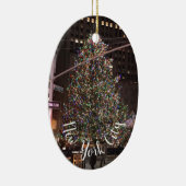 New York City Rockefeller Center kerstboom Keramisch Ornament (Rechts)