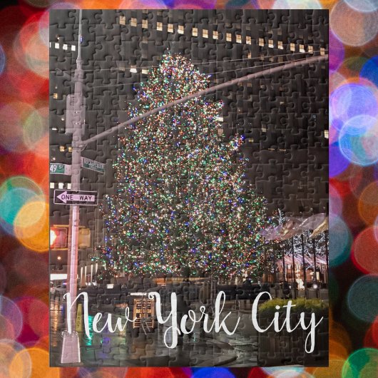 New York City Rockefeller Center kerstboom Legpuzzel