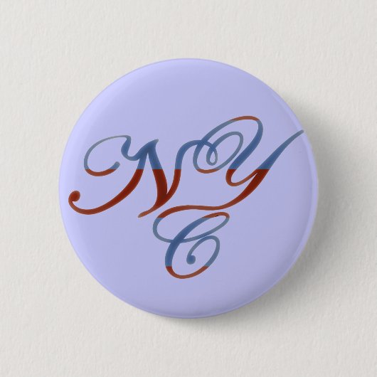 NEW YORK CITY RONDE BUTTON 5,7 CM (Voorkant)